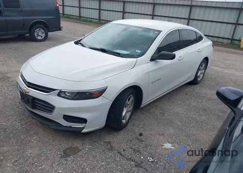 2017 Chevrolet Malibu Ls из США, поврежденный, VIN 1G1ZB5ST3HF124142